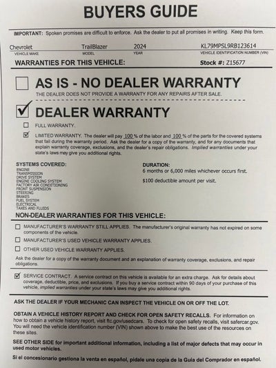 2024 Chevrolet Trailblazer LT