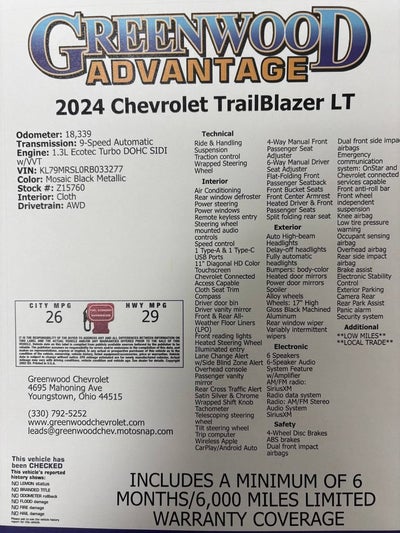 2024 Chevrolet Trailblazer LT