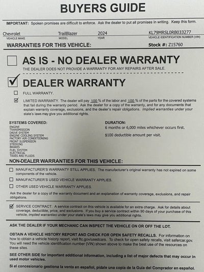 2024 Chevrolet Trailblazer LT