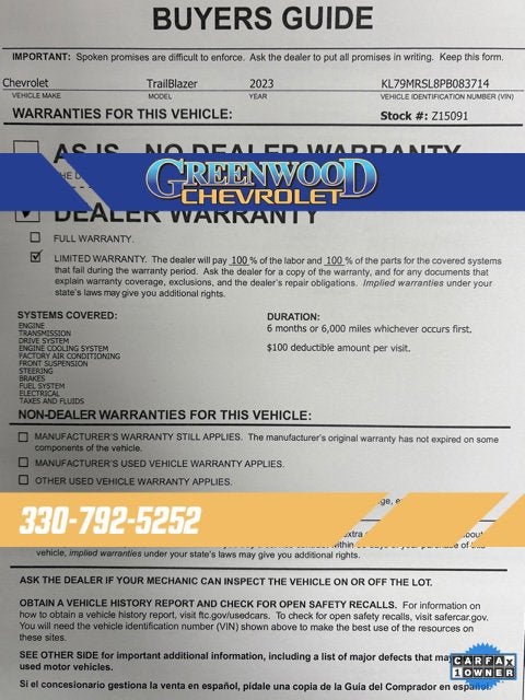 2023 Chevrolet Trailblazer LT
