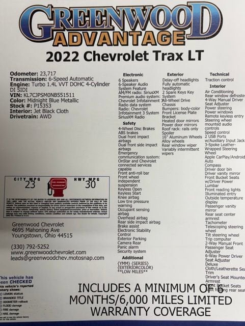 2022 Chevrolet Trax LT
