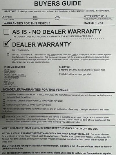 2022 Chevrolet Trax LT