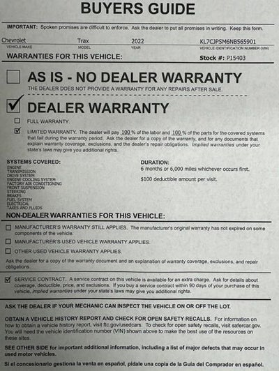 2022 Chevrolet Trax LT