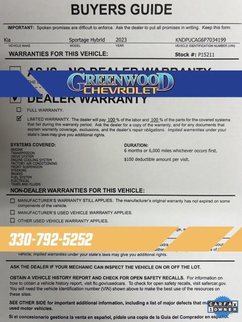 2023 Kia Sportage Hybrid LX