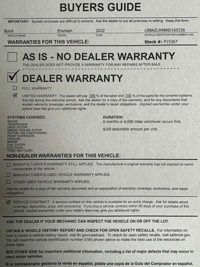 2022 Buick Envision Preferred