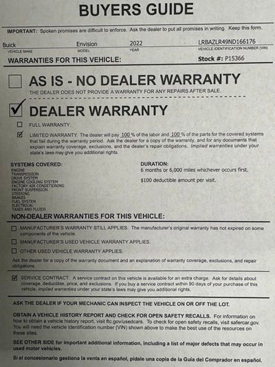 2022 Buick Envision Preferred