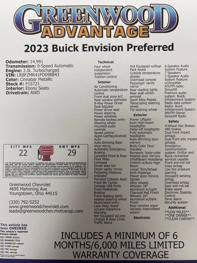 2023 Buick Envision Preferred