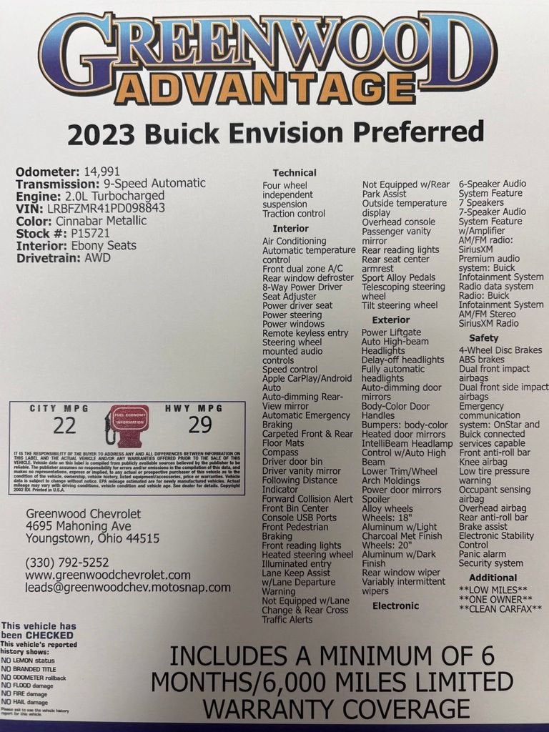 2023 Buick Envision Preferred