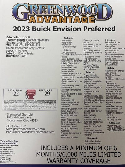2023 Buick Envision Preferred