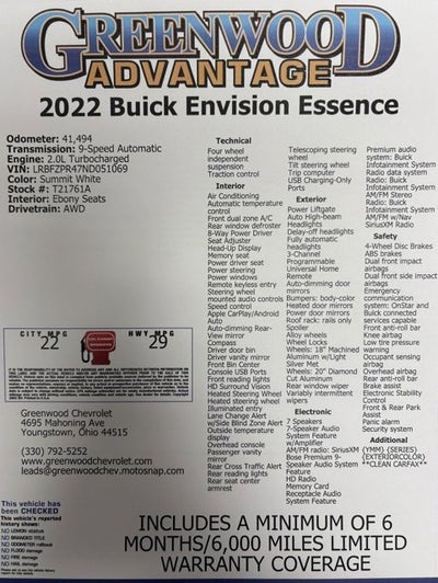 2022 Buick Envision Essence