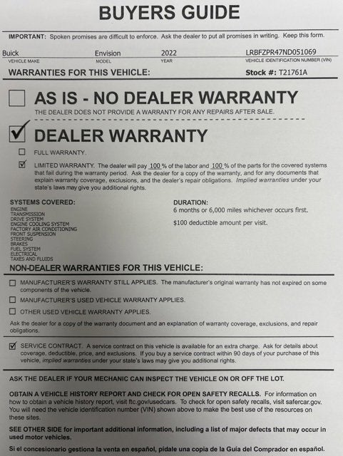 2022 Buick Envision Essence