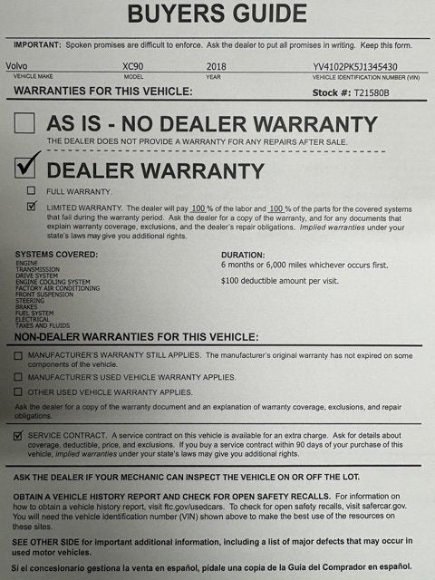 2018 Volvo XC90 Momentum