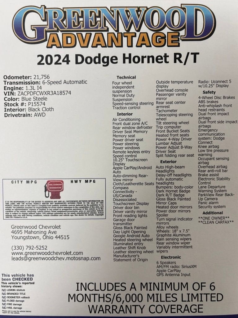 2024 Dodge Hornet R/T