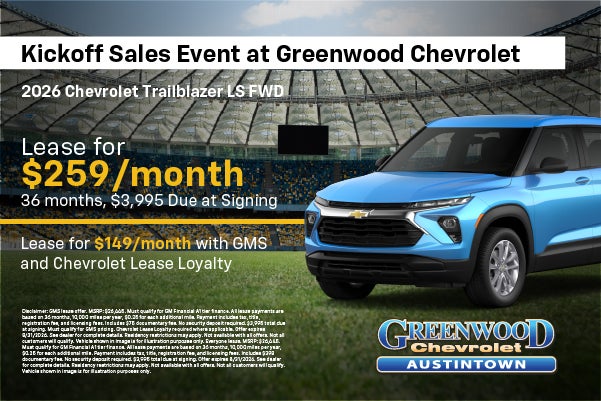 Trailblazer on field with offers