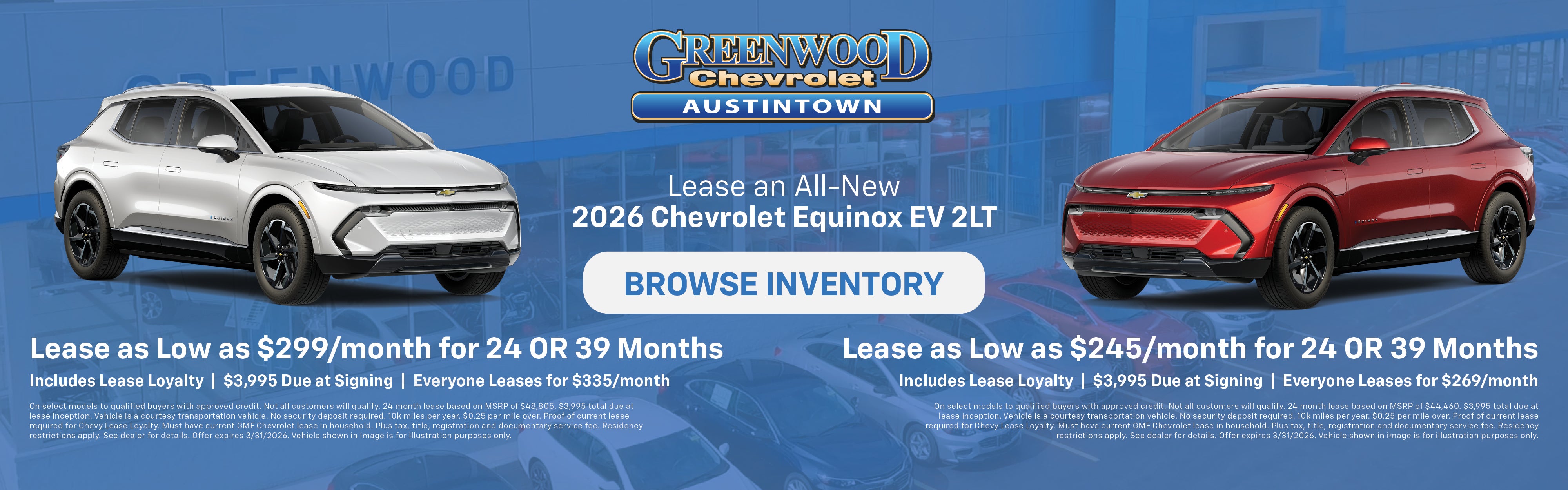 Equinox LT Leases